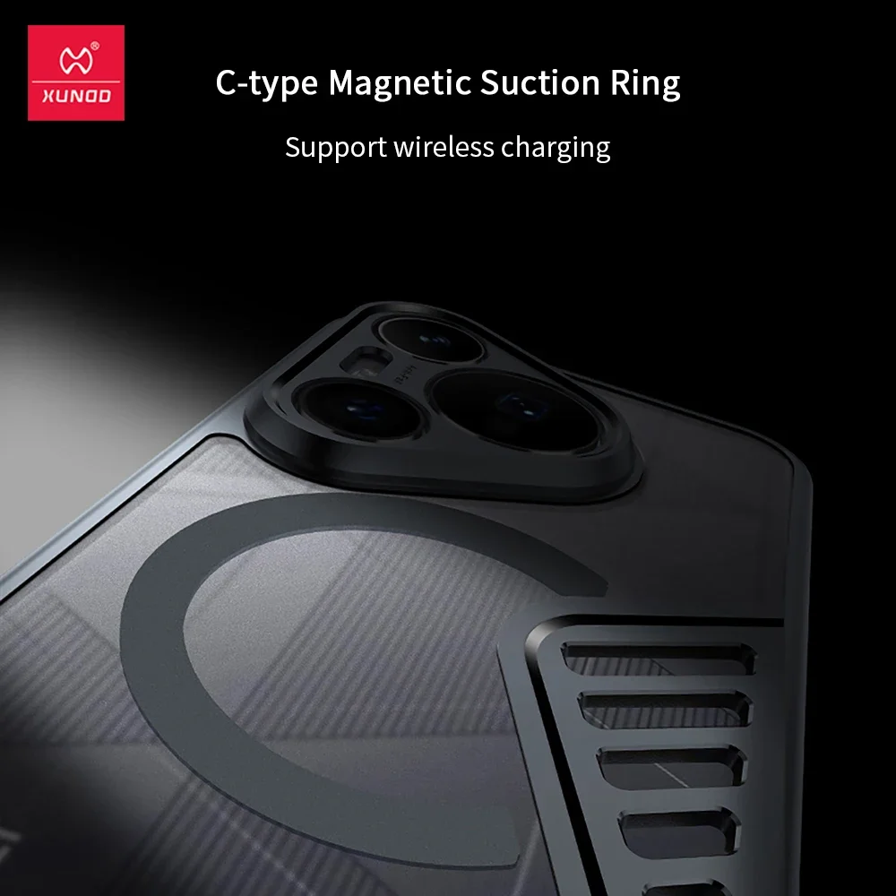 Магнитный чехол Xundd для Huawei Pura 70 Ultra Pro Plus противоударный матовый из поликарбоната