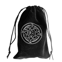 drawstring gift bags portable cloth drawstring bag portable tarot card dice jewelry storage bag small flannel jewelry pouch