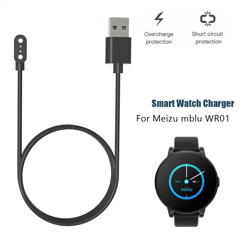 

Smartwatch Charge Cable Charging Cord Accessories for Meizu Mblu Smart Bracelet/Band/WR01 Magnetic Charger