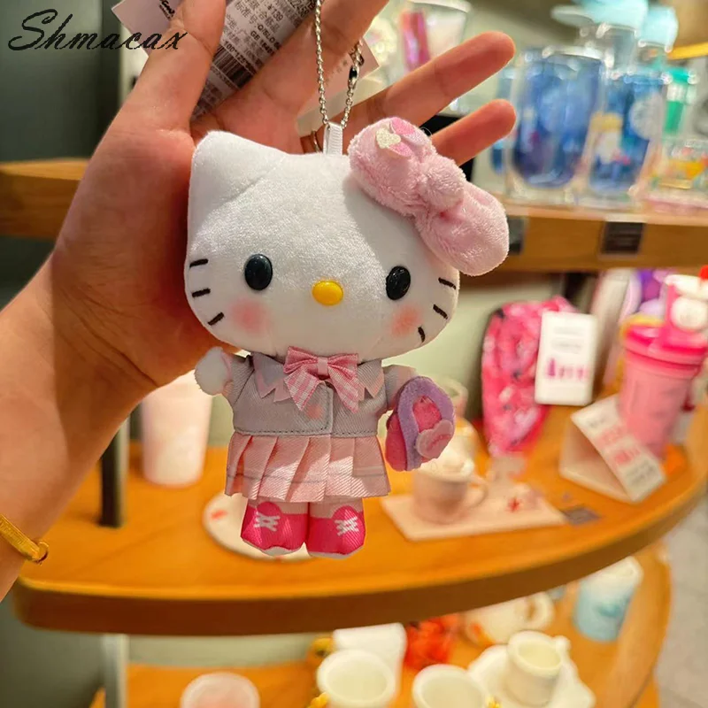 Милый плюшевый брелок Hellokitty Kawaii аниме Kt подвеска на Рюкзак мягкий мультяшный