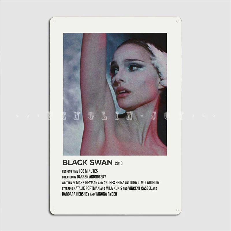 Черный лебедь 2010 металлический знак таблички домашняя стена паб Забавный оловянный знак плакат