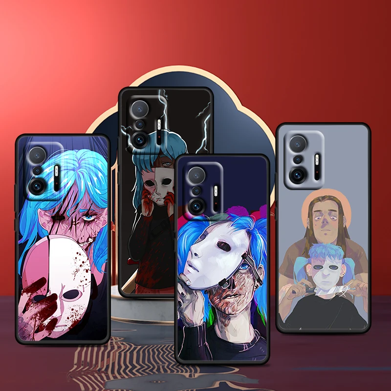 

Sally Face Game For Xiaomi MI 11 11T 10T Pro Lite Youth Ultra CC9 9 8 Pro A3 5G Soft Black Phone Coque Fundas