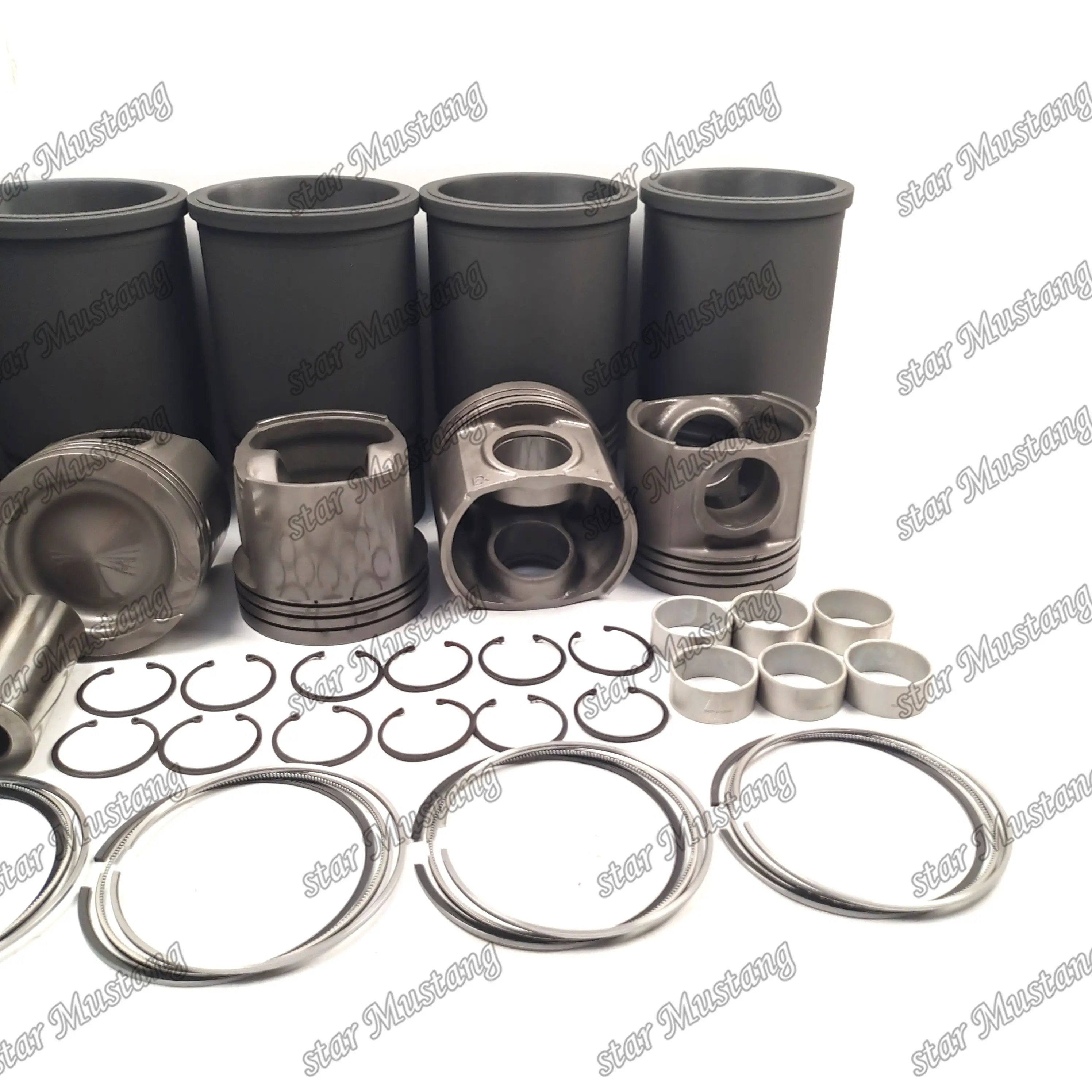 Комплект гильз цилиндра 6D170 SA6D170E SAA6D170E 6240-21-2220 поршень 6240-31-2111 кольцо 6240-31-2030 для