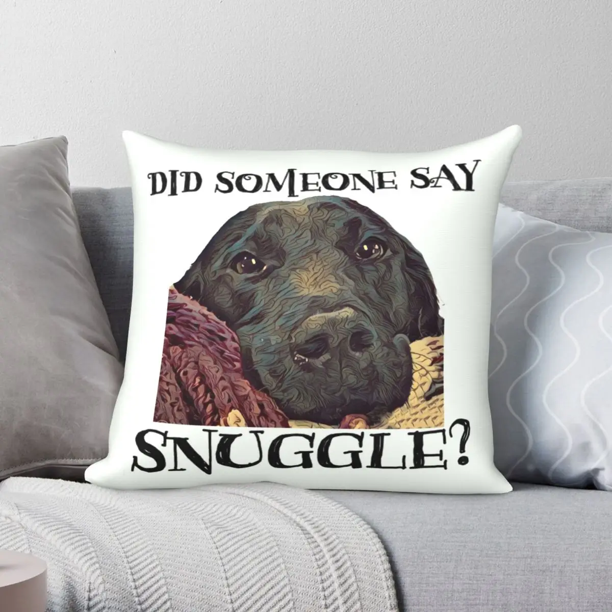 

Ли кто-то сказал, квадратный чехол для подушки Snuggle, полиэстеровый льняной бархатный чехол с принтом на молнии, декоративный чехол для подушки, наволочка для комнаты, наволочка для подушки