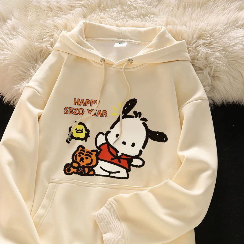 

Милый Свитшот Sanrio почтоко, женские и мужские свитшоты, модная Толстовка Y2K, детская одежда для девочек и пар, худи с принтом, подарки из аниме