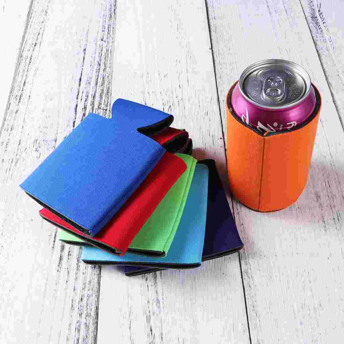 

Can Sleeve Cooler Beer Sleeves Bottle Neoprene Cup Cover Covers Water Drinks Coffee Drink Beverage Picnic Coolers Vacuum Caddies