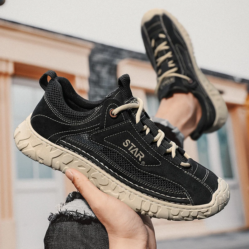 

Men Shoes Mesh Breathable 2021 New Casual Shoes Men Sneakers Lace Up Light Outdoor Walking Tenis Shoes