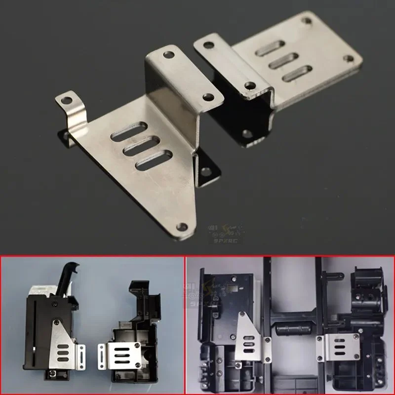 

Metal Battery Case Adapter Simulation Bracket for 1/14 Tamiya RC Truck Tipper SCANIA 770S 56368 VOLVO ACTROS BENZ MAN Model Car
