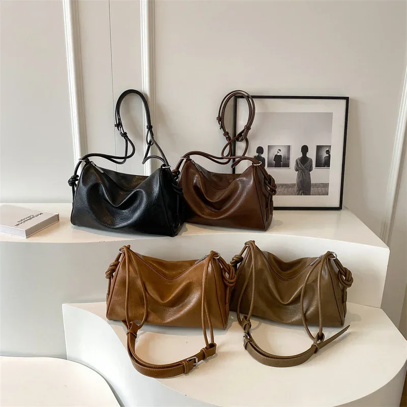 Женская сумка-Кроссбоди из ПУ кожи с карманом на молнии