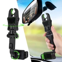 Car Rearview Mirror Phone Holder Auto GPS Mount Stand Mobile Cell Phone Navigation Barcket Seat Hanging Clip Car Accessories