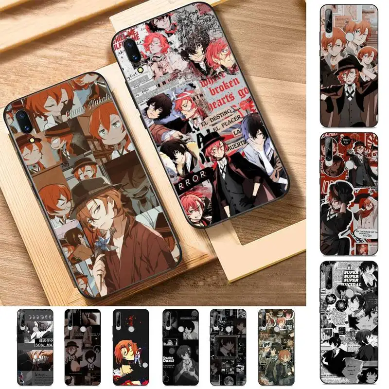 

Anime Bungou Stray Dogs Dazai Osamu Phone Case for Huawei Y 6 9 7 5 8s prime 2019 2018 enjoy 7 plus