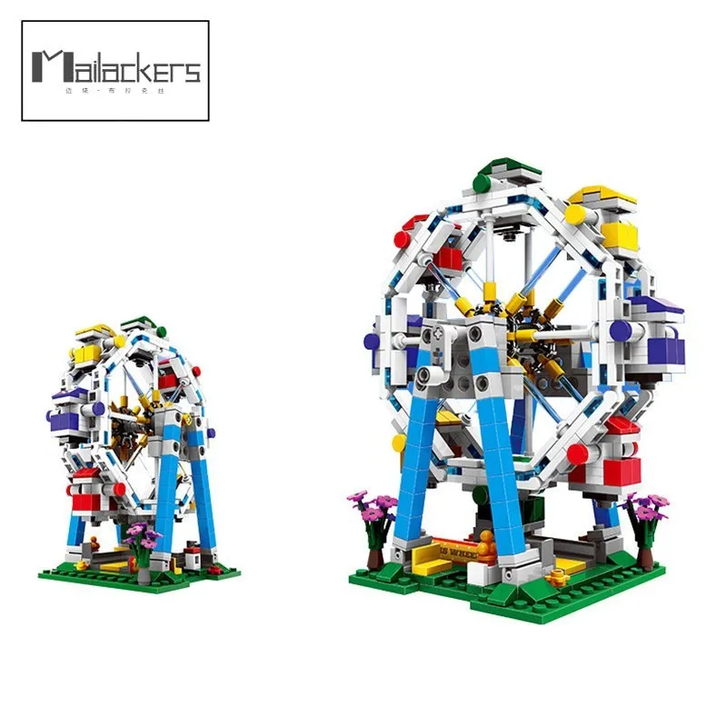 

Mailackers Colorful Ferris Wheel Model Building Blocks Creative Children Toys Gift Toys for Boy Constructions on Model Child Toy