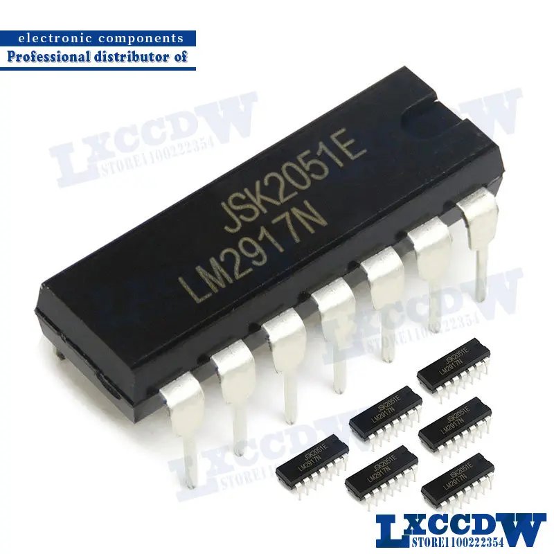 5 шт. Φ DIP8 LM2917N DIP LM2917 DIP-8 LM2917N-8 LM2907N LM2917-8 DIP-14 LM2907