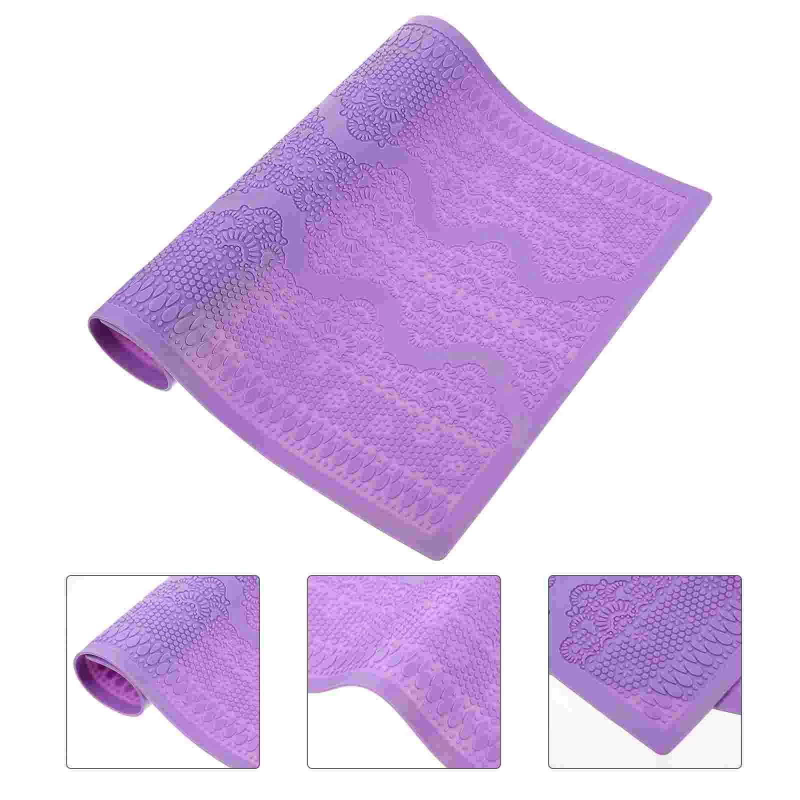 

Cake Mat Embossing Lace Fondant Silicone Baking Border Decorating Impression Molds Wedding Decorations Decorative Stencil