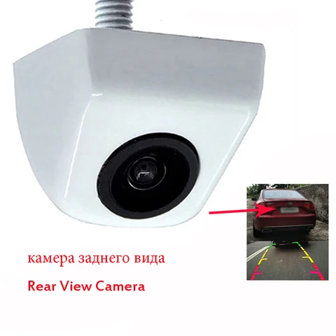 Автомобильная камера заднего вида, водонепроницаемая широкоугольная камера заднего вида с CCD-матрицей, ночным видением