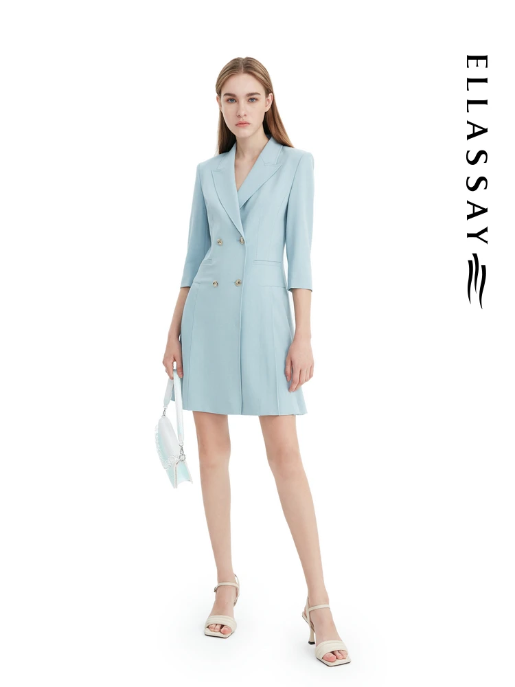Ellassay GE i Spring/Summer New Elegant Slim fit Advanced Suit Dress Women Ewe332y2200