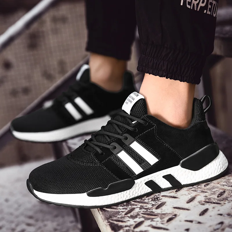 Men's Sneakers Mesh Shoes Male Fashion Casual Sport Trendy Shoes Students Running Shoes Tennis Shoes Lightweight  Breathable