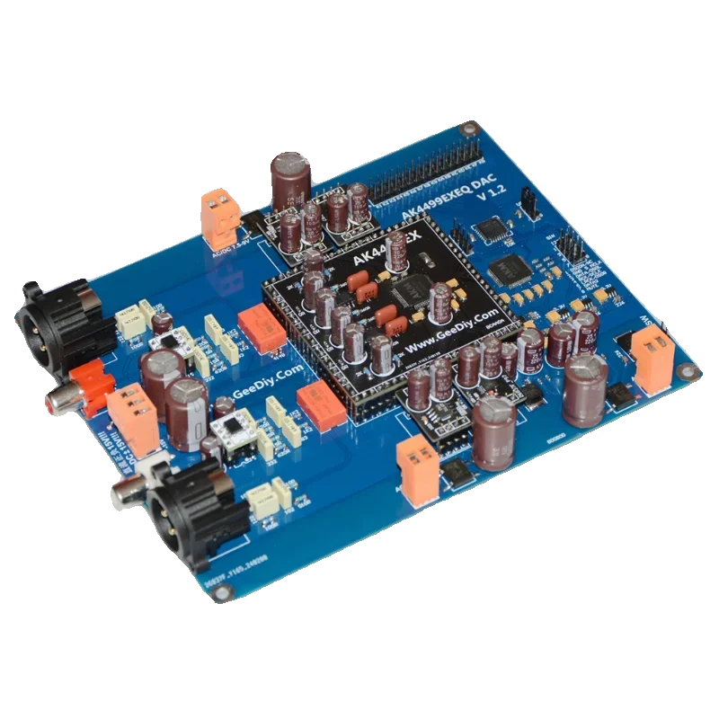 Фото Аудиодекодер SmCpAK4499EXEQ+AK4191EQ с дифференциальным (балансным) и несимметричным (несимметричный) выходом RCA, I2S/DSD 32 бит 1536 кГц DSD1024 №2