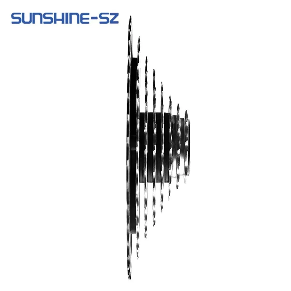 Кассета SUNSHINE для шоссейного велосипеда 8 9 10 11 скоростей маховик 11-23T/25T/28T/30T/32T/34T36T