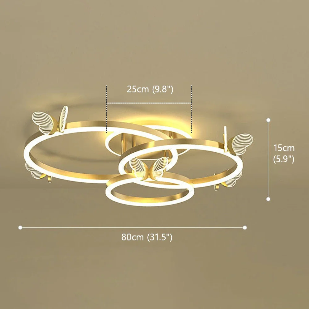 

Люстра Z ZOSIMIO LIGHT золотая 2-3 кольца
