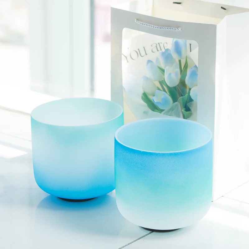 

Crystal Bowl Tibetan Yoga Music Bowl Musical Instrument Complimentary Meditate Healing Rubber Ring Klankschaal Percussion