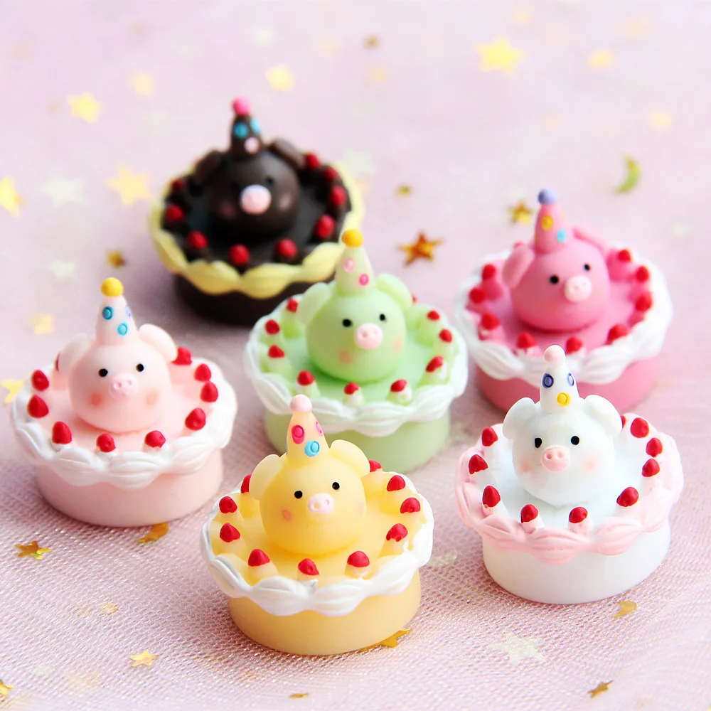 

Free Shipping 50pcs/lot New Cute Resin Mini Cartoon Flatback Resin DIY Wedding Hairpin Embellishments Accessories LSW843