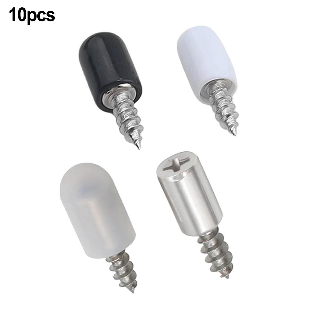 

Home Furnishing Decoration Studs Pegs Studs Pegs 10pc Metal Material Screws Cabinet Bracket For Home Office Hotel