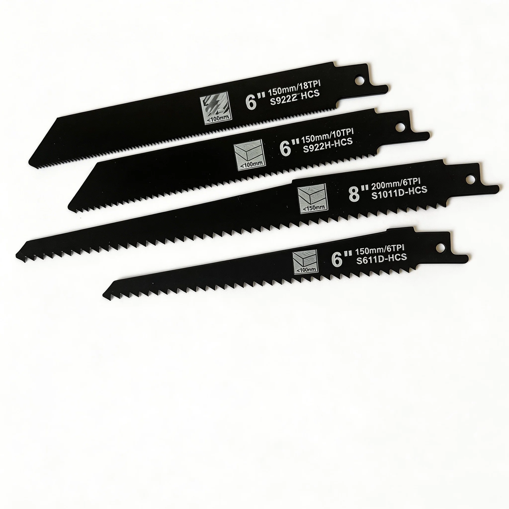 

Набор из 4 пильных полотен из высокоуглеродистой стали для сабельных пил