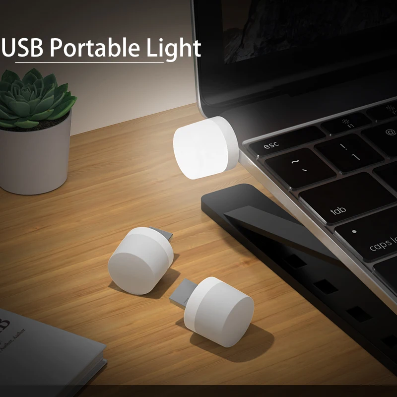 

USB Mini Portable Light Atmosphere Lights Dormitory Baby Bedside Power Bank LED Ambient Lights For Outdoor Camping Emergency