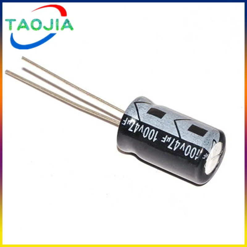 

20 шт., алюминиевый электролитический конденсатор 47 мкФ, 100 в, 47 МФ, В, 8*12 мм, радиальный 47 МФ, в, 47 МФ, в, в, 47 МФ, мкФ