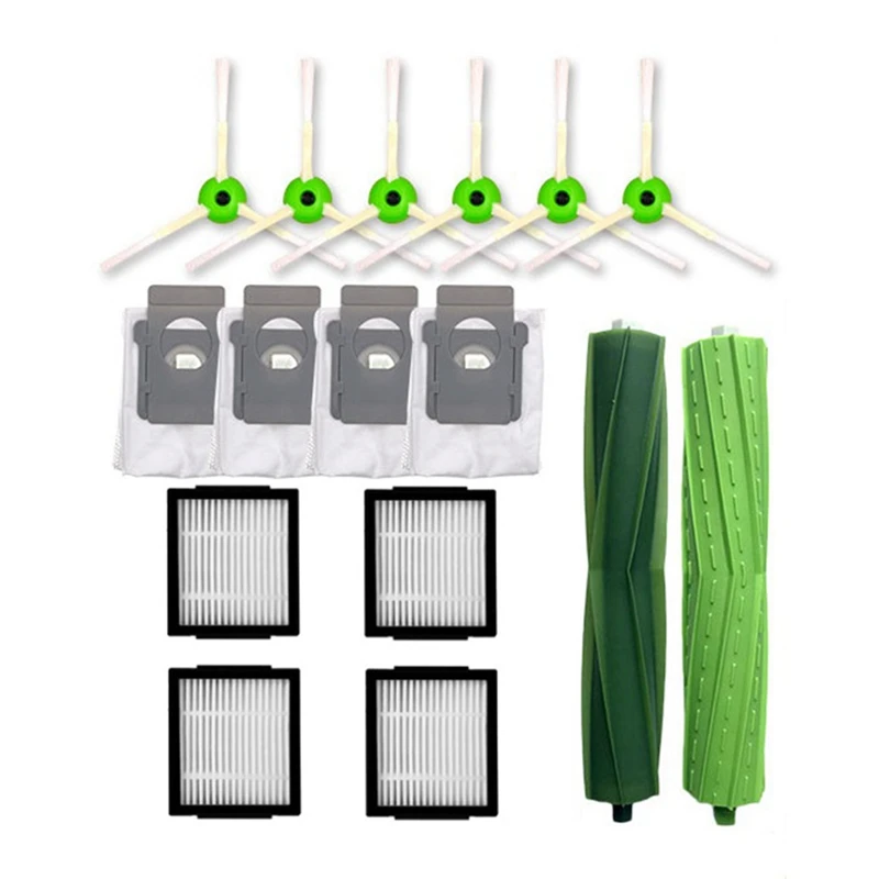 

Роликовая щетка, Hepa фильтр, пылесборник, детали для пылесоса, пластик для Irobot Roombo Combo J7 +