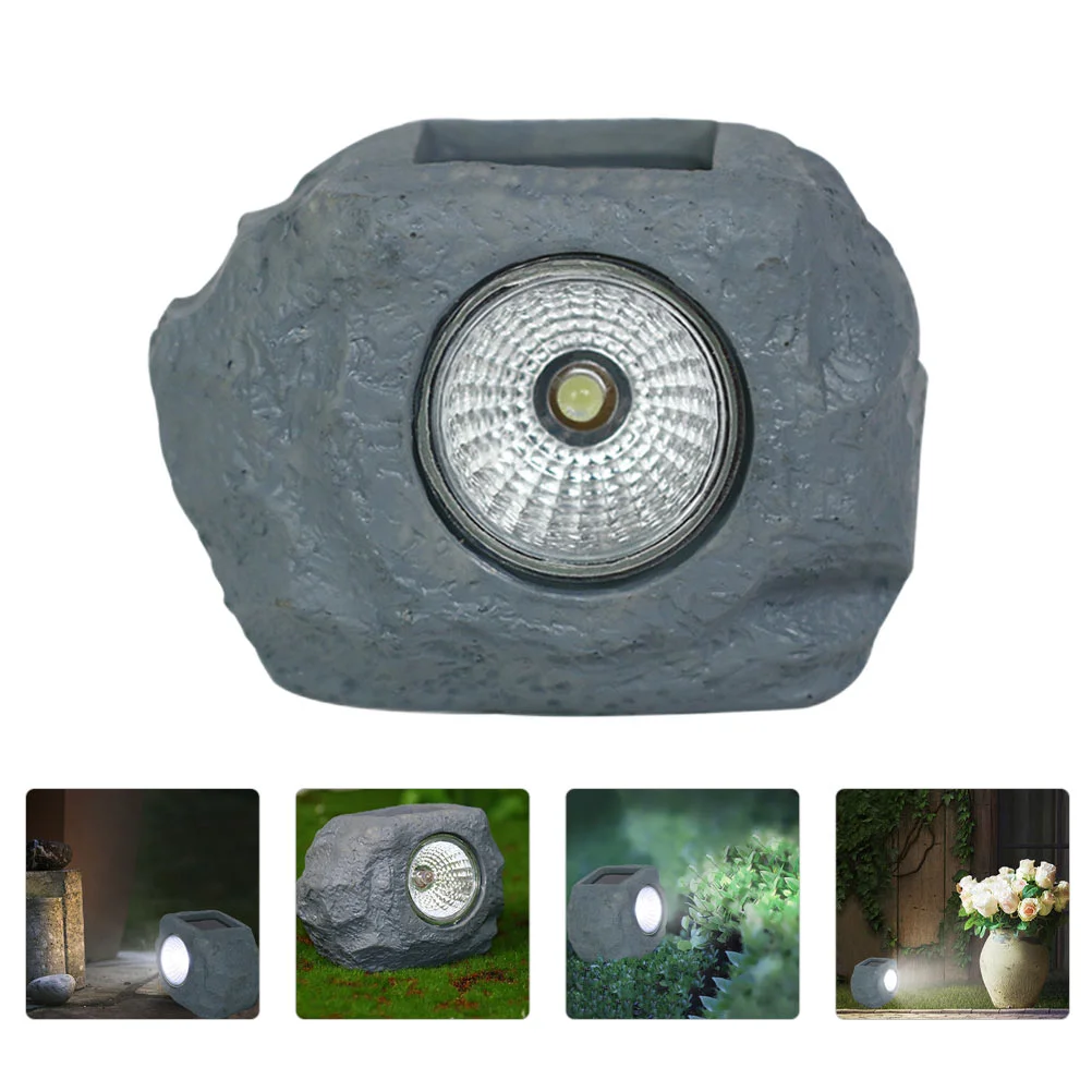 

Solar Charge Stone Lamp Landscape Light Garden Stone Light Courtyard Lamp