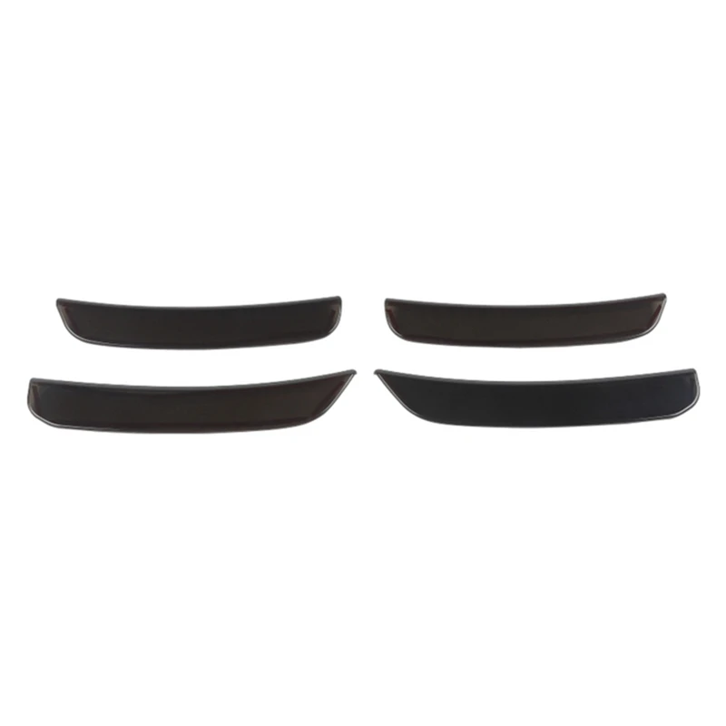 

4Pcs Car Smoked Front Rear Wheel Eyebrow Light Lamp Cover Trim Turn Signal Cover Trim For Dodge Charger 2015-2020