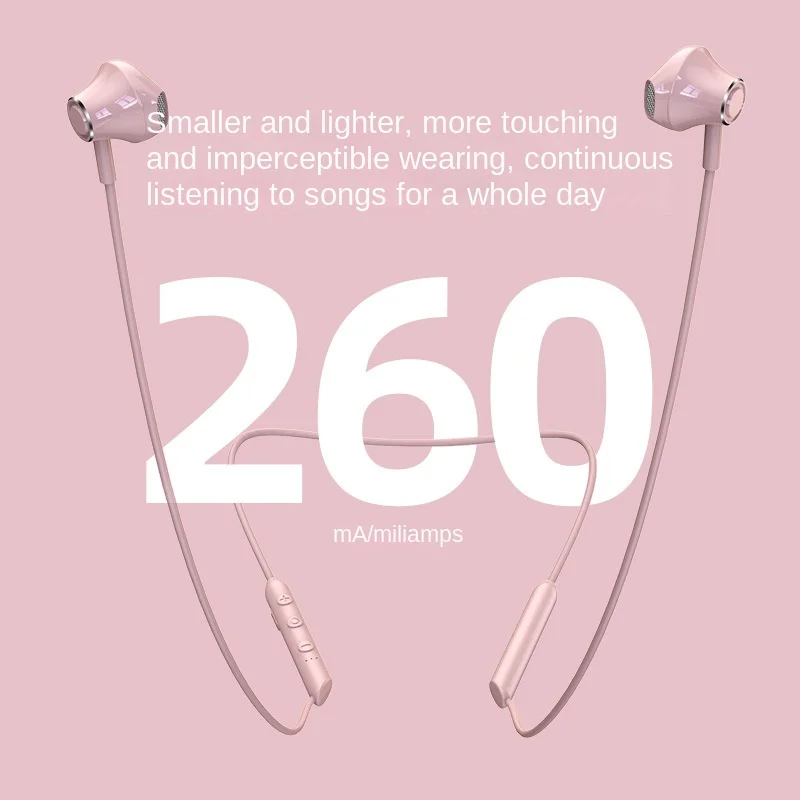 

Private Model Bluetooth Headset Neck Hanging Neck Type Sports Ultra Long Standby Universal Wireless Headset Game Stereo Headset