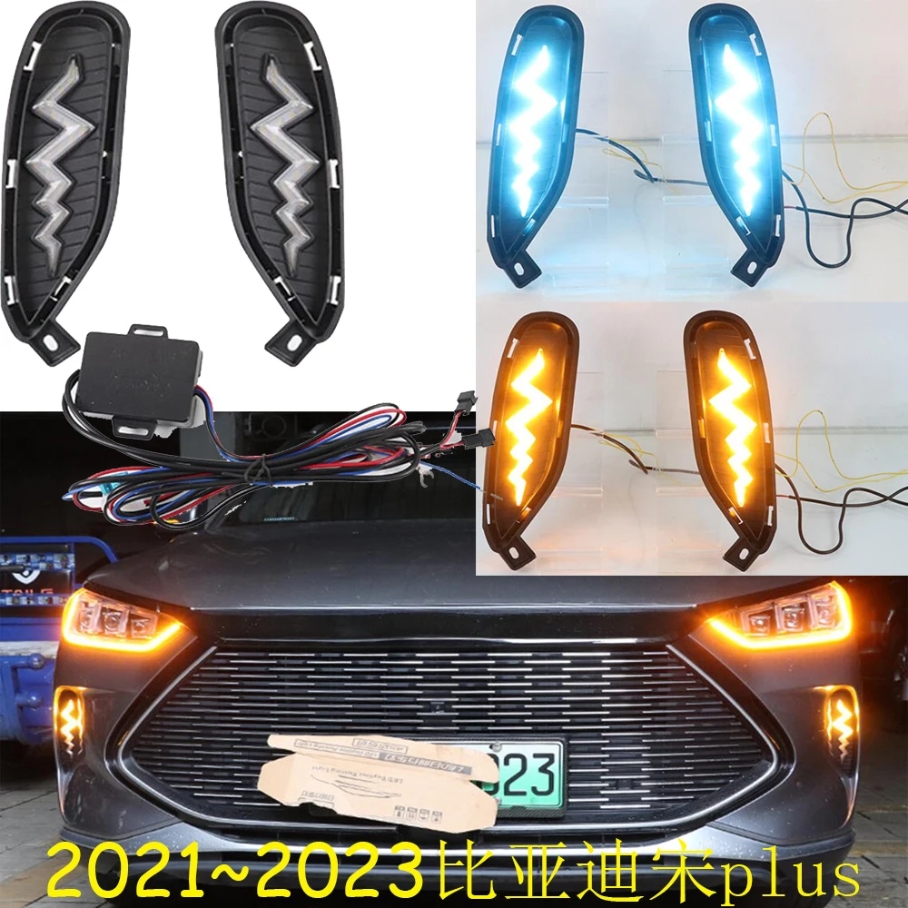 Автомобильные аксессуары головной фонарь BYD Song плюс дневная фара 2021 ~ 2024y