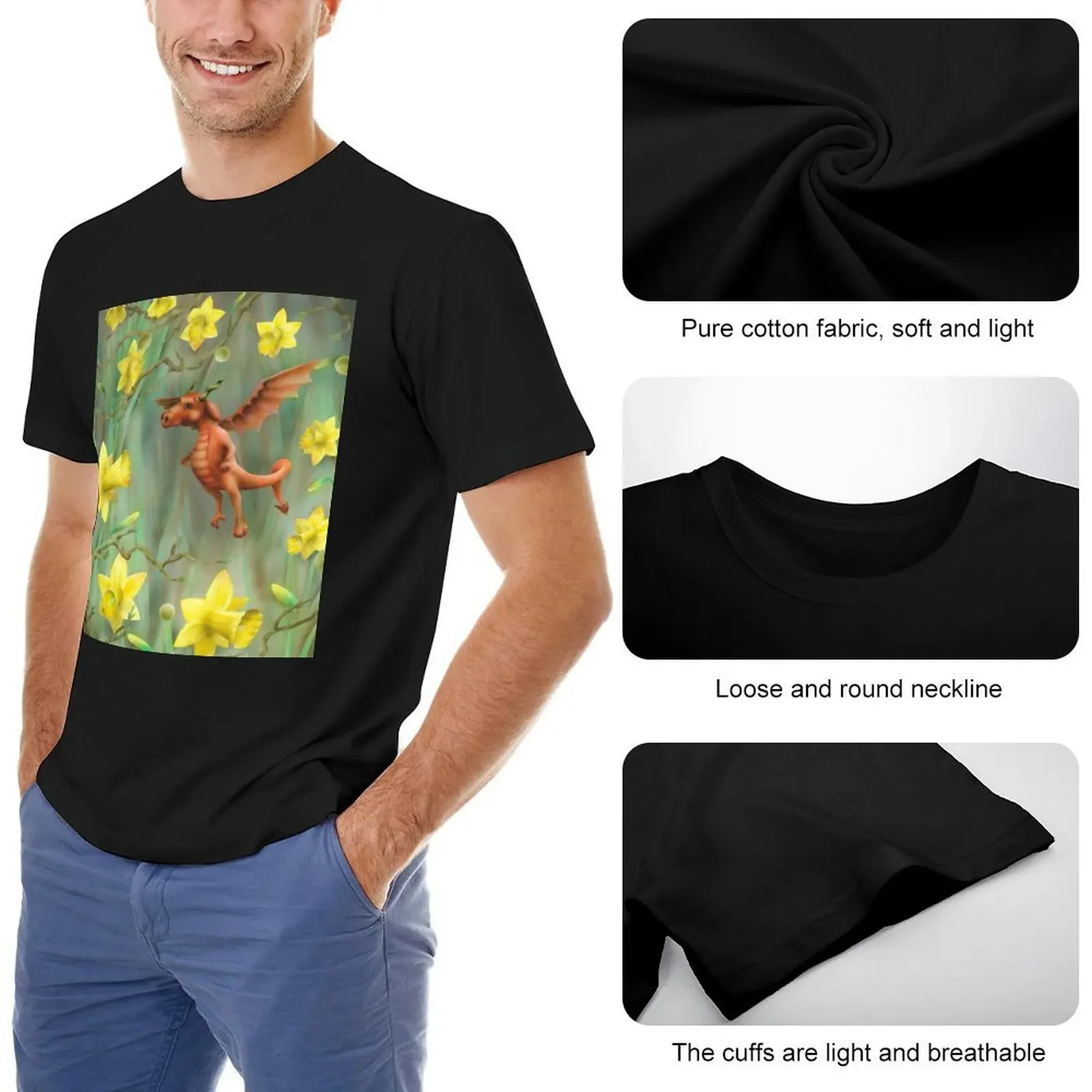 Футболка Baby Welsh Dragon большая футболка с рисунком облегающие футболки большого