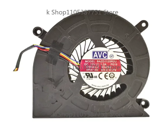 Универсальный вентилятор охлаждения процессора BAZD1125R2U DC12V 1.0A 4Pin для Dell OptiPlex 7470 7777 7760 0HPKN7 HPKN7 7460 (art.: 3920da5779250) - 3920da5779250