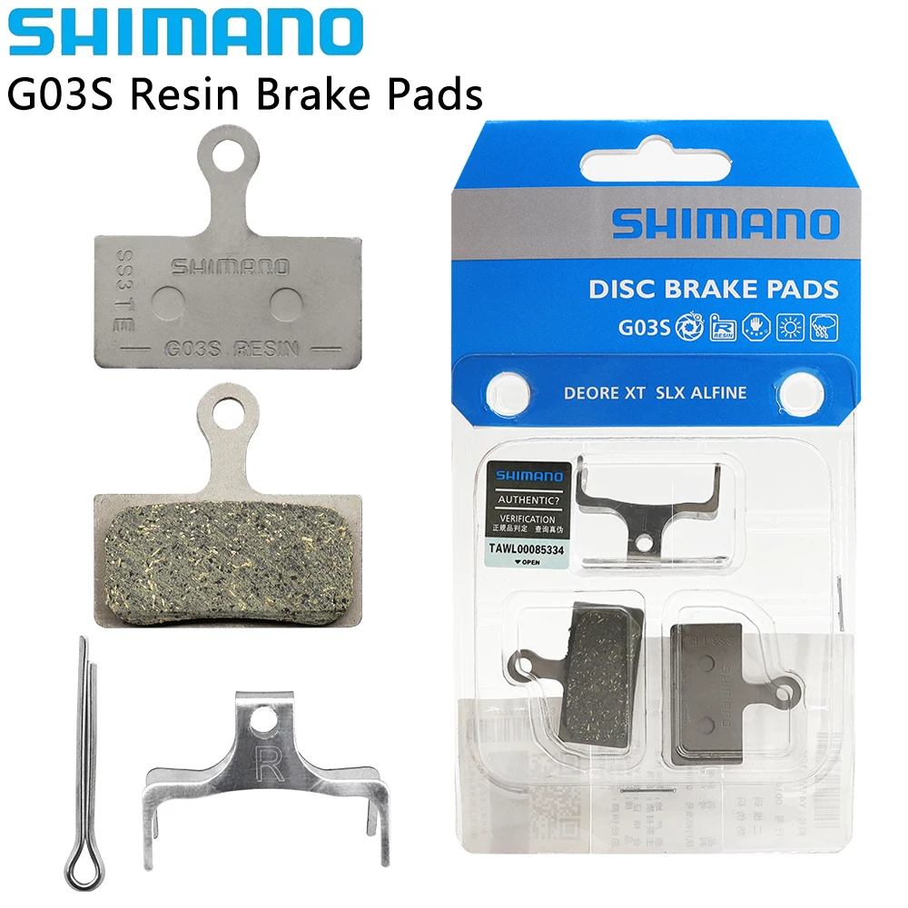 SHIMANO G03S полимерные дисковые тормозные колодки 2-поршневые горные велосипеды для