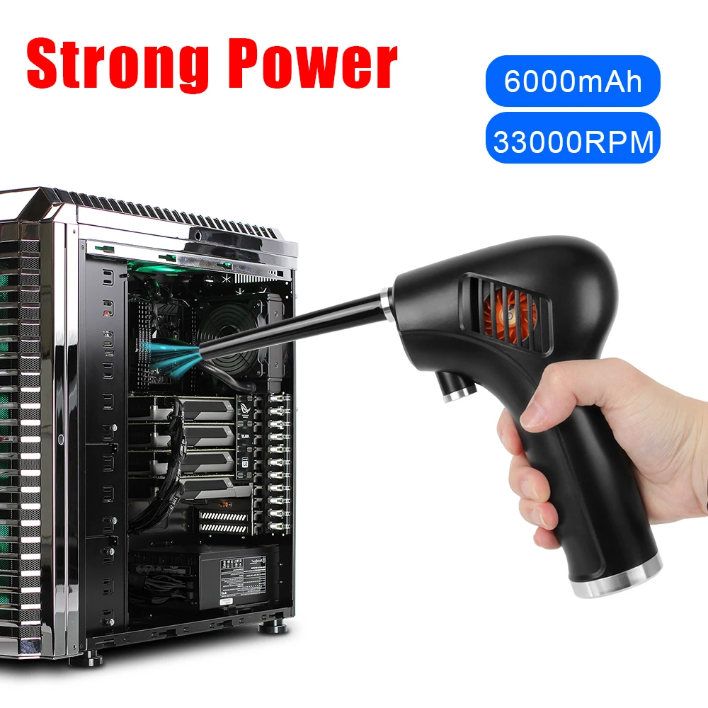 

LEEPEE USB Rechargable Dust Cleaner Wireless Portable for Car PC Laptop Keyboard Clean Electric Air Duster