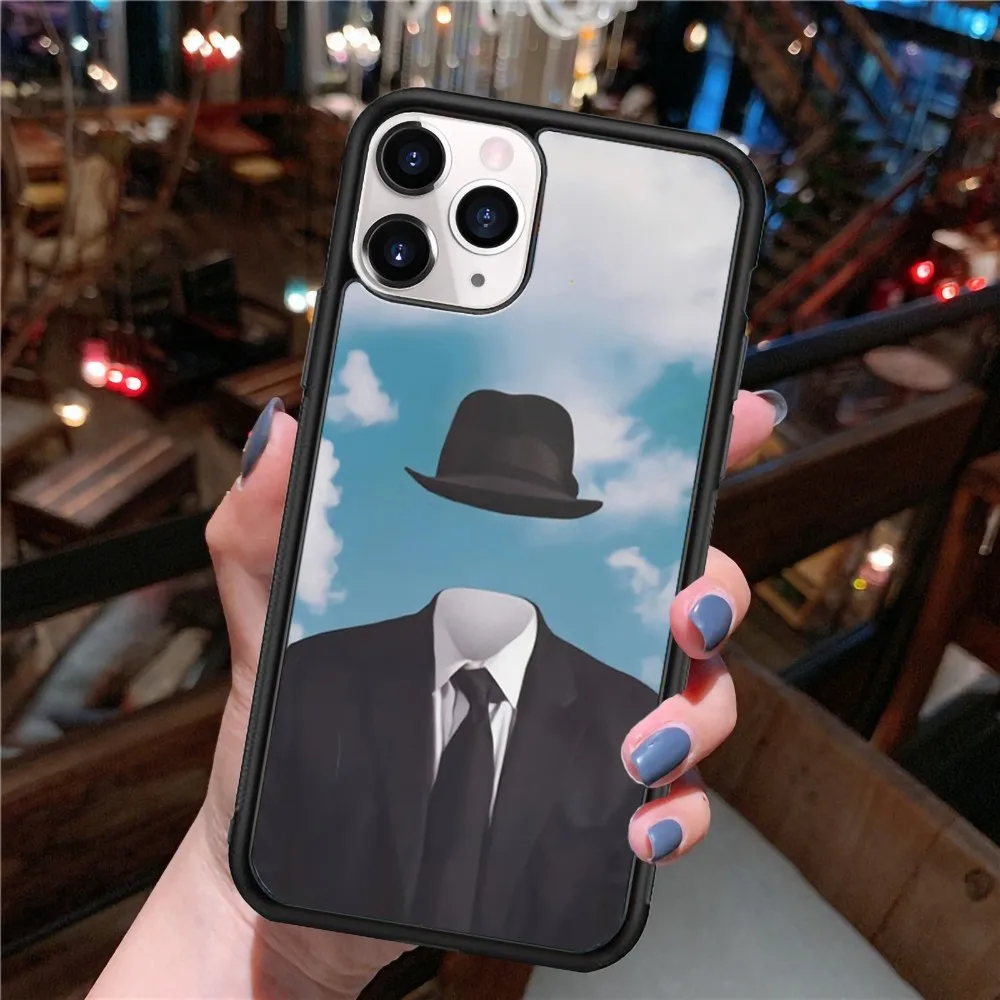 Силиконовый Гибридный Чехол R-Rene-Magrittes Для Samsung S10/S20/S30