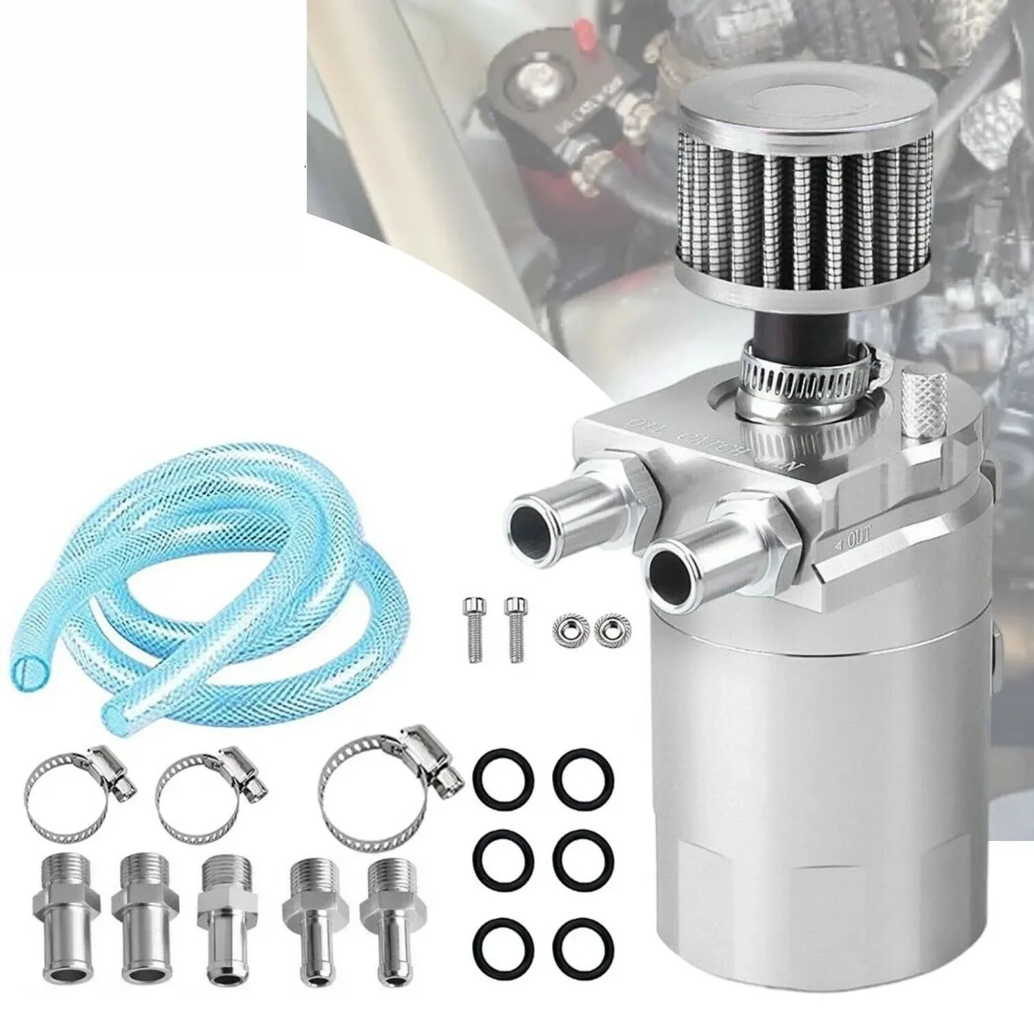 Масляный фильтр из алюминиевого сплава резервуар для топливного уловли