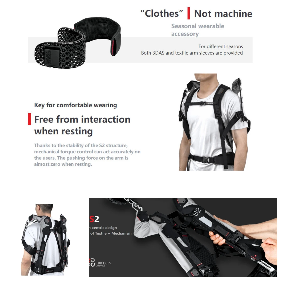 Фото CDYS-S2 Поддержка плеч Экзоскелет Redefining Эргономичная безопасность и производительность в реабилитационном оборудовании №1