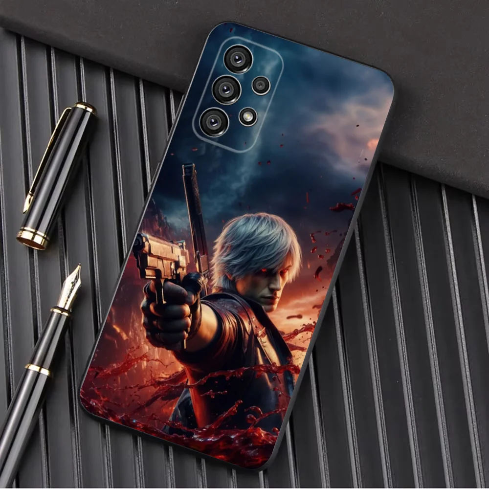 Game D-Devil M-May Cry 5 Phone Case For Samsung Galaxy A13 A21s A22 A31 A32 A52 A53 A71 A80 A91 Soft Black Shell