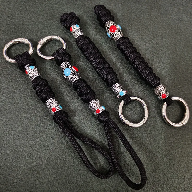 Паракорд плетеный шнурок брелок для мужчин и женщин украшения EDC сумка нож