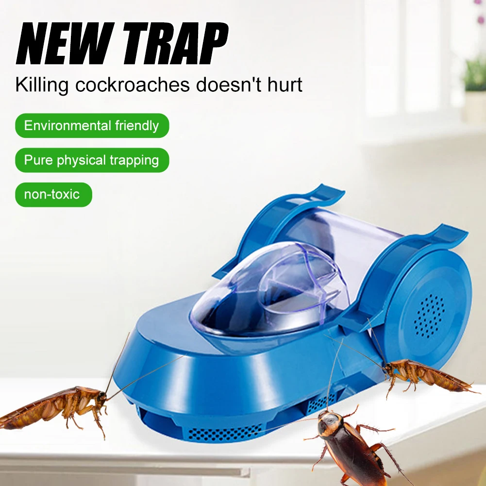 

Cockroach Trap Cockroach Killer with Roach Bait Anti Cockroach Killer Indoor Non-Toxic Reusable Roach Traps Bug Insect Traps