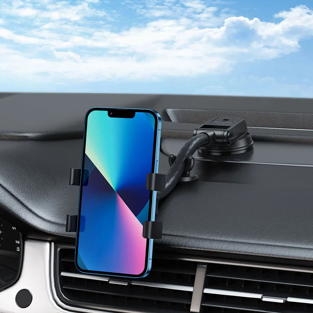 

Phone Mount for Car Gooseneck Long Arm Dashboard Windshield Car Phone Holder Mount Strong Suction Cell Phone Holder for Car