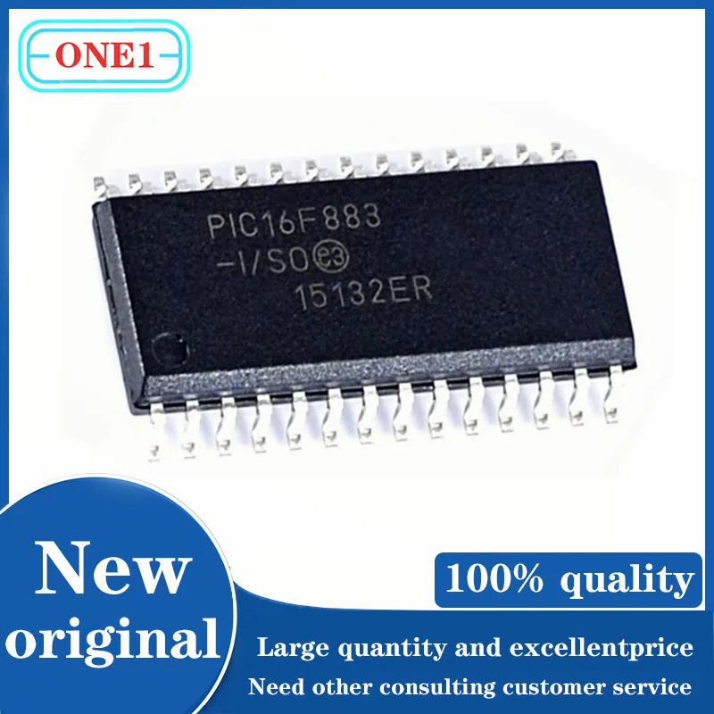 

(1-10PCS/lot) PIC16F883-I/SO PIC16F883-I PIC16F883 IC MCU 8BIT 7KB FLASH 28SOIC IC Chip New original
