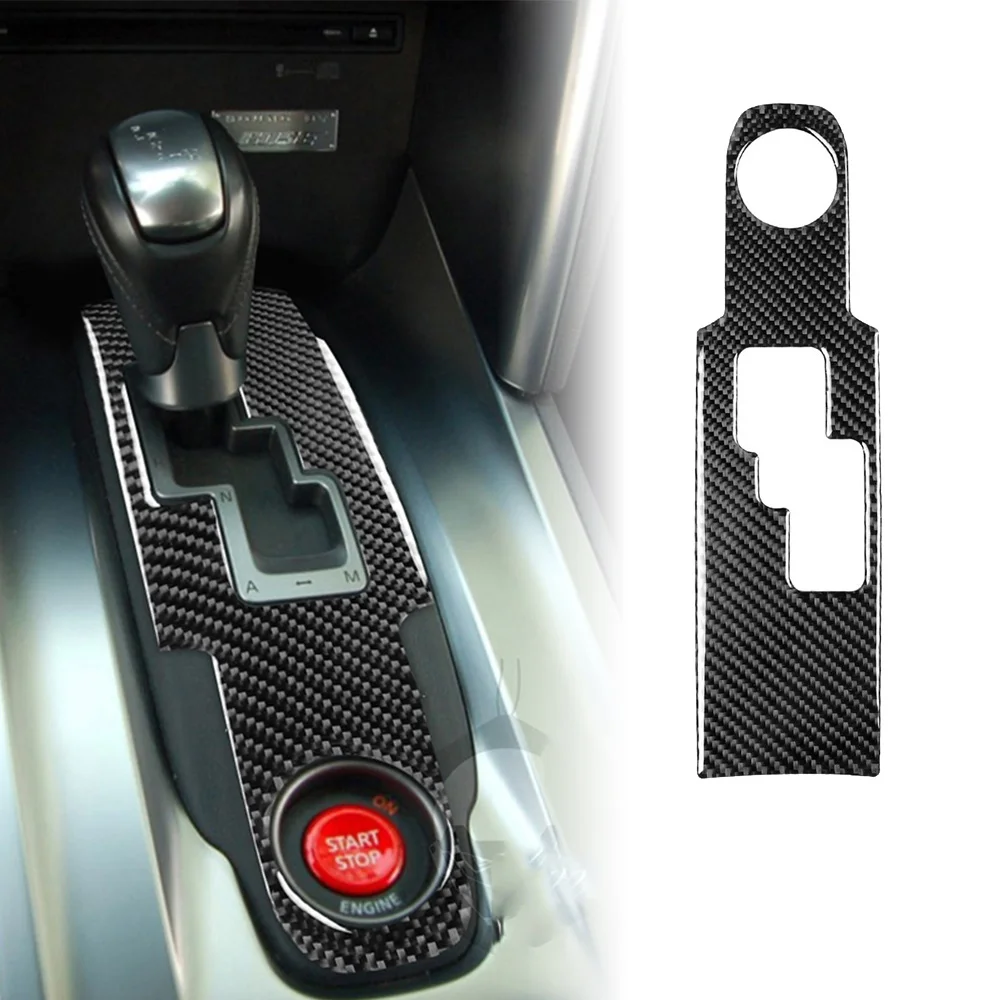 

Настоящее углеродное волокно для Nissan GTR R35 2008-2016, декоративная панель переключения передач, внутренние наклейки, аксессуары для модификации автомобиля