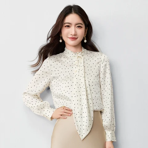 SENTUBILA блузка женская с горошком