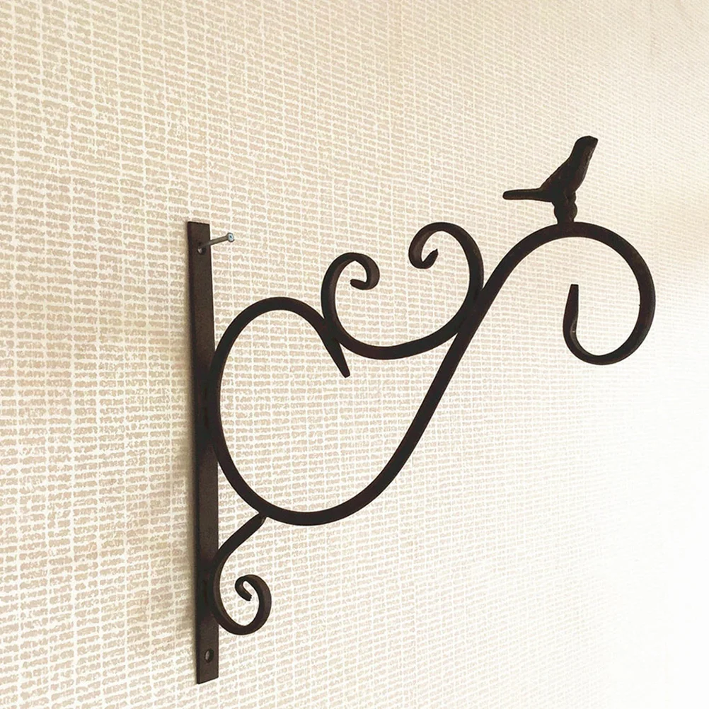 

1 Set Balcony Planter Hanger Metal Hanging Planter Bracket Flower Basket Holder Bracket Planter Hanger